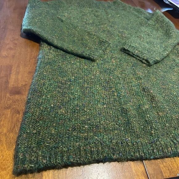 Colette Mordo for Sadimara Green Multicolor Mohair Wool Blend Sweater Dress Sz M - Picture 3 of 8